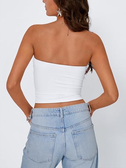 Butter-Soft Stretch Bandeau Tube Top